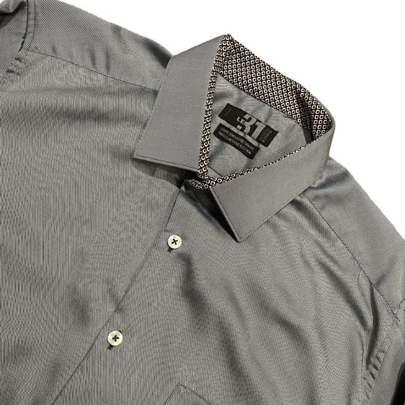 (16.5) SIMONS 🇨🇦 LE 31 Dress Shirt Contrast Collar and Cuff Size 16 1/2R - Picture 6 of 16